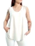 Musculosa Denise (M al XL) WHITE SHINE PLATE Lentejuelas - comprar online