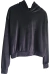 BUZO HOODIE Corto PLUSH (M/L) BLACK - AW25 - Kuwana Shop