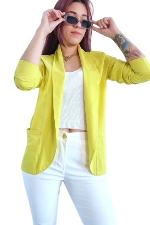 Blazer Sastrero Emma Lime ( M al XL)