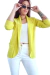 Blazer Sastrero Emma Lime ( M al XL)