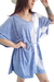 Vestido Oversize V c Lazo (XXL) BLUE en internet