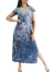 Vestido Largo Batick Nevado ROCK BLUE en internet