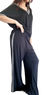 SET SHINE AMPLIO Remera V + Palazzo 44 al 52 en internet