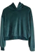 BUZO HOODIE Corto PLUSH (M/L) GREEN - AW25 - tienda online