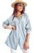 Camisa Oversize Denim SKY SOFT (L/XL) - Kuwana Shop