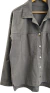 Camisaco Oversized PIA Gabardina VISON ( XL/XXL) - AW25 en internet