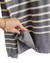 MAXI Sweater BREMER Largo RAYAS GREY (XL) - comprar online