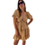 Vestido Lino Rayon Gold M/L