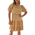Vestido Lino Rayon Gold M/L - Kuwana Shop