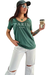 Imagen de Remera V PREMIUM PARIS Green ( 4 Talles)