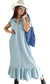 Vestido Camisero DENIM Sarita ( L a XXL) - comprar online