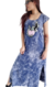 Vestido Largo Batick Nevado BLUE FIRE (M/L) - Kuwana Shop