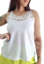 Musculosa Encaje FEEL White (S/M) - comprar online
