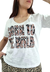 Remera V PREMIUM BORN TO BE (4 talles) - Kuwana Shop