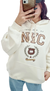 Buzo Canguro FRIZA Oversized NY (XL/XXL) CRUDO - Kuwana Shop