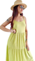 Vestido LINO Bretel M/L - LIME - comprar online