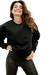 Buzo Oversized FRIZA (XL/XXL) BLACK - AW25 en internet