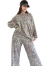 SET OVERSIZED WAFFLE PRINT - Palazzo + Buzo ( 40 al 50) AW25 - Kuwana Shop