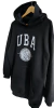Buzo UNISEX FRIZA Oversized UBA (XL/XXL) BLACK