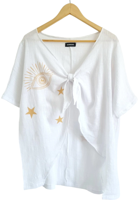 Camisa Kimono LINO BAMBULA (XL) UNIVERSE WHITE