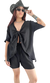 SET LIBORE LINO BAMBULA Kimono + Short (42 al 50) BLACK - comprar online