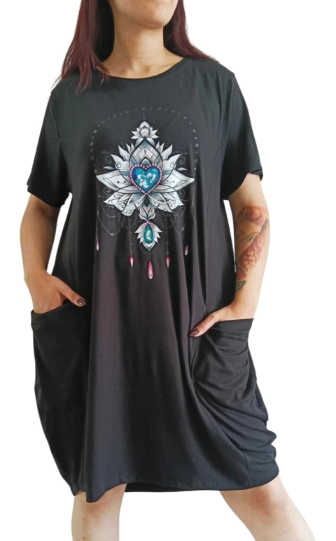 Vestido Ahestetic BLUE LOVE XL/XXL -