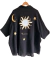 Camisa Maxi Oversize LINO BAMBULA ESTAMPADA UNIVERSE (XXL) PREMIUM BLACK - en internet