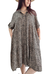 Vestido Camisero AMPLIO PRINT (XXL) - tienda online