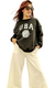 Buzo FRIZA Over UBA Black (XL/XXL] - AW25 - Kuwana Shop