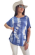 Remerón MANGA CORTA XL Batick BLUE LARISSA - - comprar online