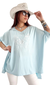 Remerón Vestido Julieta OVERSIZED (XXL) BUTTERFLY SKY - comprar online