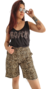 Musculosa V Flamee ROCK PRINT Black (M al XL) en internet
