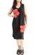 Vestido AMPLIO MIDI HAWAI BLACK (XL/XXL) en internet