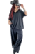 SET MAXI OVER Palazzo + Remeron Cristine BLACK ( XL/XXL) - Kuwana Shop