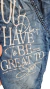 Babucha Italiana Denim elastizado YOU (TALLE UNICO) - IMPORTADO ITALY Denim CLARO - Kuwana Shop