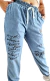 Babucha JOGGER DENIM (40 al 48) AMOUR SKY - AW25 - comprar online