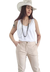 Pantalon NATACHA Elastizado Sand ( 38 al 50) SS - Kuwana Shop