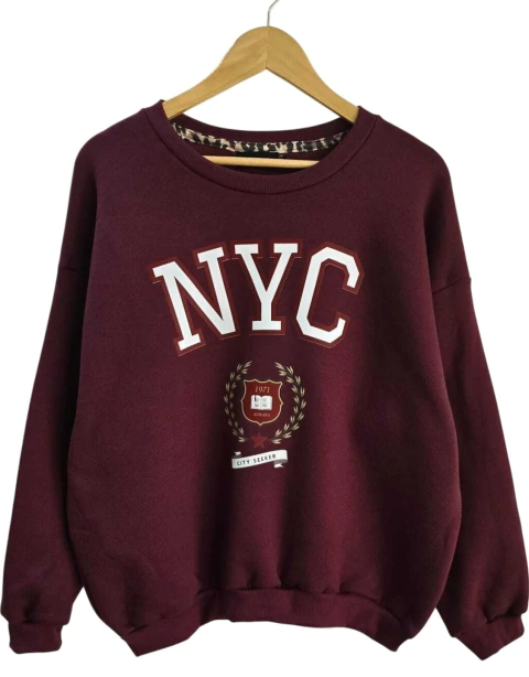 Buzo Oversized FRIZA (XL/XXL) NY BORDEUX- AW25 - comprar online