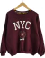 Buzo Oversized FRIZA (XL/XXL) NY BORDEUX- AW25 - comprar online