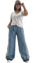 Pant Palazzo Denim Wide Leg ROMA (42/48) AW25 - Kuwana Shop
