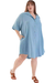 Vestido Camisero AMPLIO ALGODON BAMBULA (XXL) SKY - comprar online