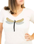 Remera V LIBELULA CREAM PREMIUM ( 4 TALLES) - comprar online