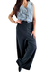 Maxi Palazzo ALGODON BLACK ( 40 al 50 ) CRISTIN - Kuwana Shop