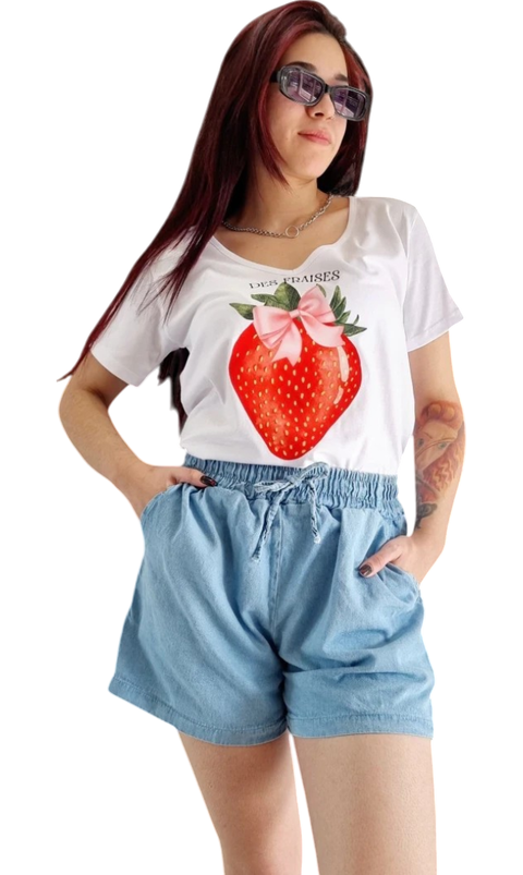 Short Denim Celeste ( 40 al 48) CAMILA -