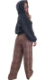 SET Maxi Palazzo PRINT Modal SOFT+ Buzo Millie Oversized BLACK XL - tienda online