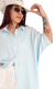Camisa Maxi Oversize LINO BAMBULA (XXL) PREMIUM SKY - tienda online