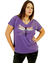 Remera V Oversize (XL) LIBELULA PURPURE