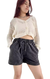 SET Remera V PREMIUM TIGER Verde Olive+ SHORT Denim CAMILA Black ( 40 al 50) - comprar online