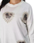 Imagen de Sweater Corto BELEN LOVE PRINT WHITE (L/XL)