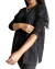 SET MAXI Sweater BREMER LARGO BLACK (XL/XXL) + BABUCHA WAFLE Print GREY VALVIN (XXL 46/50) -AW25 en internet